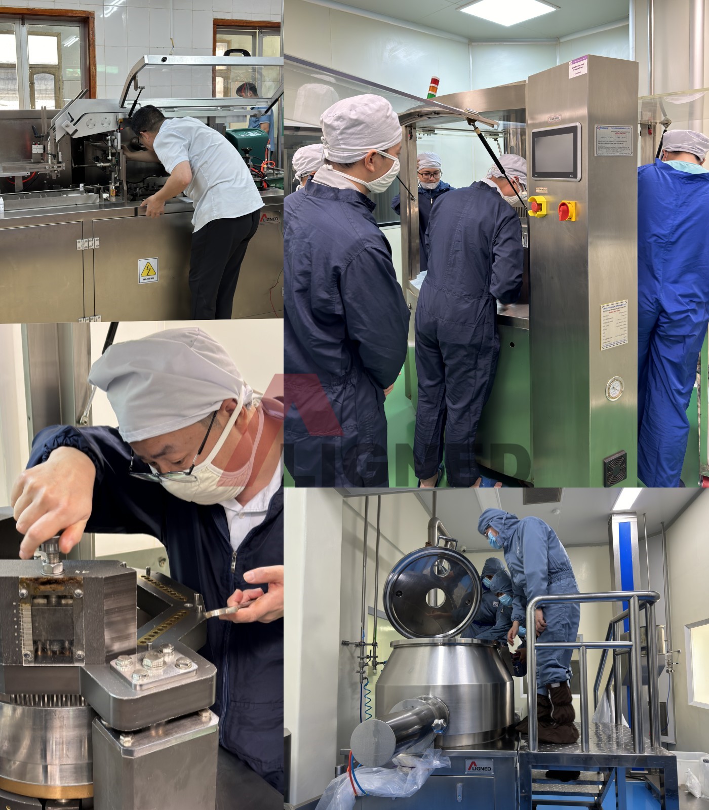 aligned team visits old customers of solid dosage products